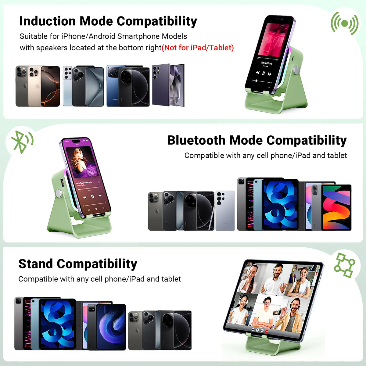 🔥🔥Wireless Induction Audio Speaker Stand🎁🎁
