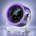 🌬️🔋 Coolhill Rechargeable Desk Fan – 100-Speed Digital Display & Quiet Portable Cooling ❄️
