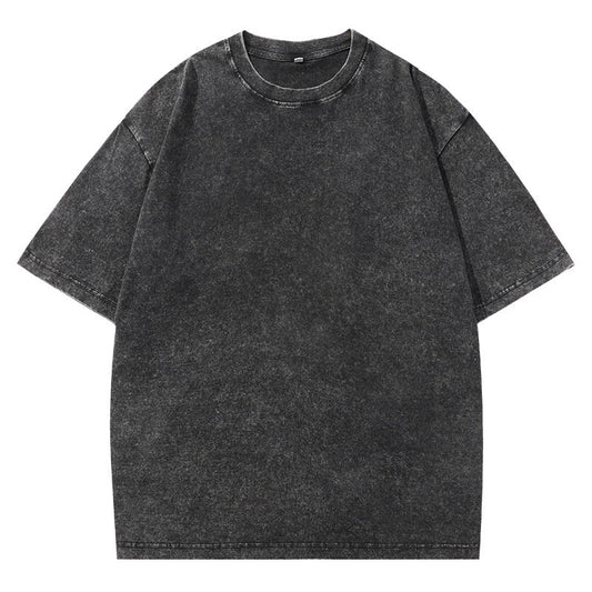 👕 Distressed Washed Cotton Tees – Breathable, Oversized & Unisex ✨