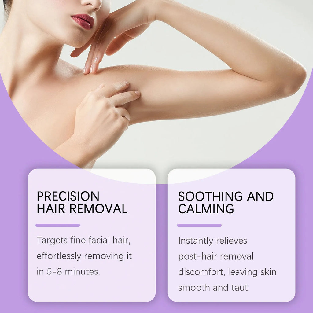 Bikini Pain-Free Hair Removal Cream for Sensitive Skin,Gentle Citrus Sensitive Skin Hair Removal Cream&Spray