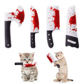 🎃🐱Spook Up Playtime – 4PCS Crinkly Halloween Cat Toys for Interactive Indoor Fun
