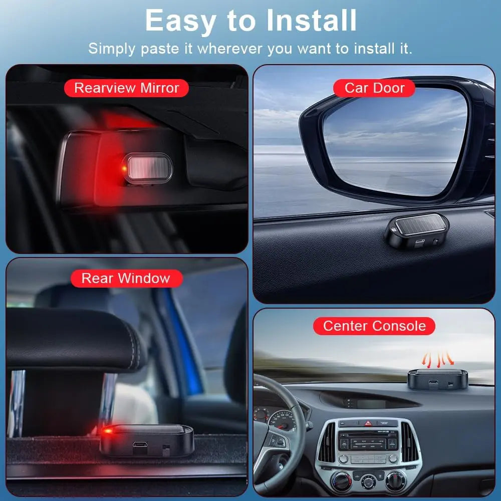 Deter Thieves Instantly! Solar Anti-Theft Dummy Alarm Light 🚨🚗