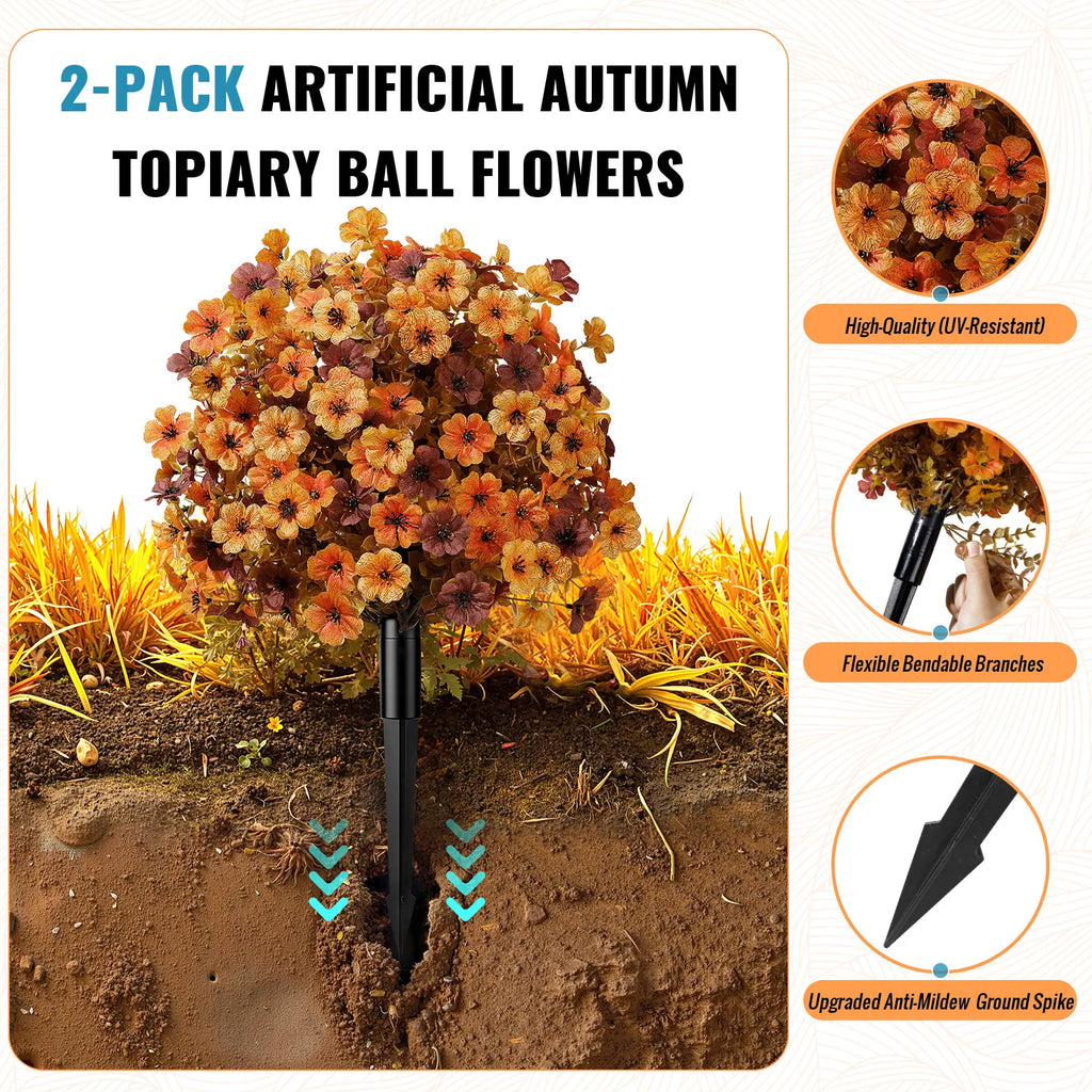 🍂🍂Realistic Fall Garden Stake — Easy Autumn Decor for Your Porch & Yard