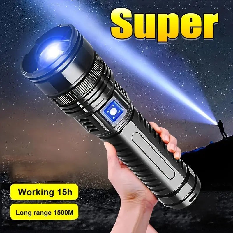 🔦🔦2-in-1 Portable Strong Flashlight Power Bank
