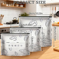 10PCS Reusable Aluminum Foil Food Storage Bags – Stand-Up Zip Lock Fresh-Keeping Bags