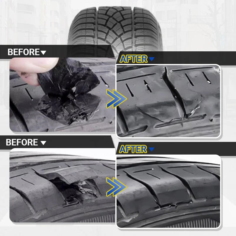 60ml Weather-Resistant, Waterproof, Flexible Tire Repair Adhesive – Includes Free Repair Tool