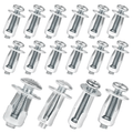 Hollow Wall Anchors & Molly Bolt Set