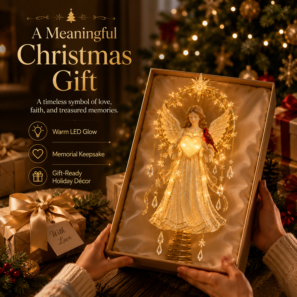 🎄✨ Meaningful Christmas Tree Topper Collection – Lighted Holiday Keepsakes 🌟🎁
