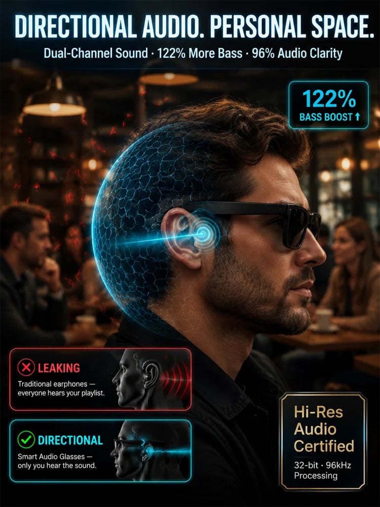 👓 AI Smart Bluetooth Glasses 🤖✨