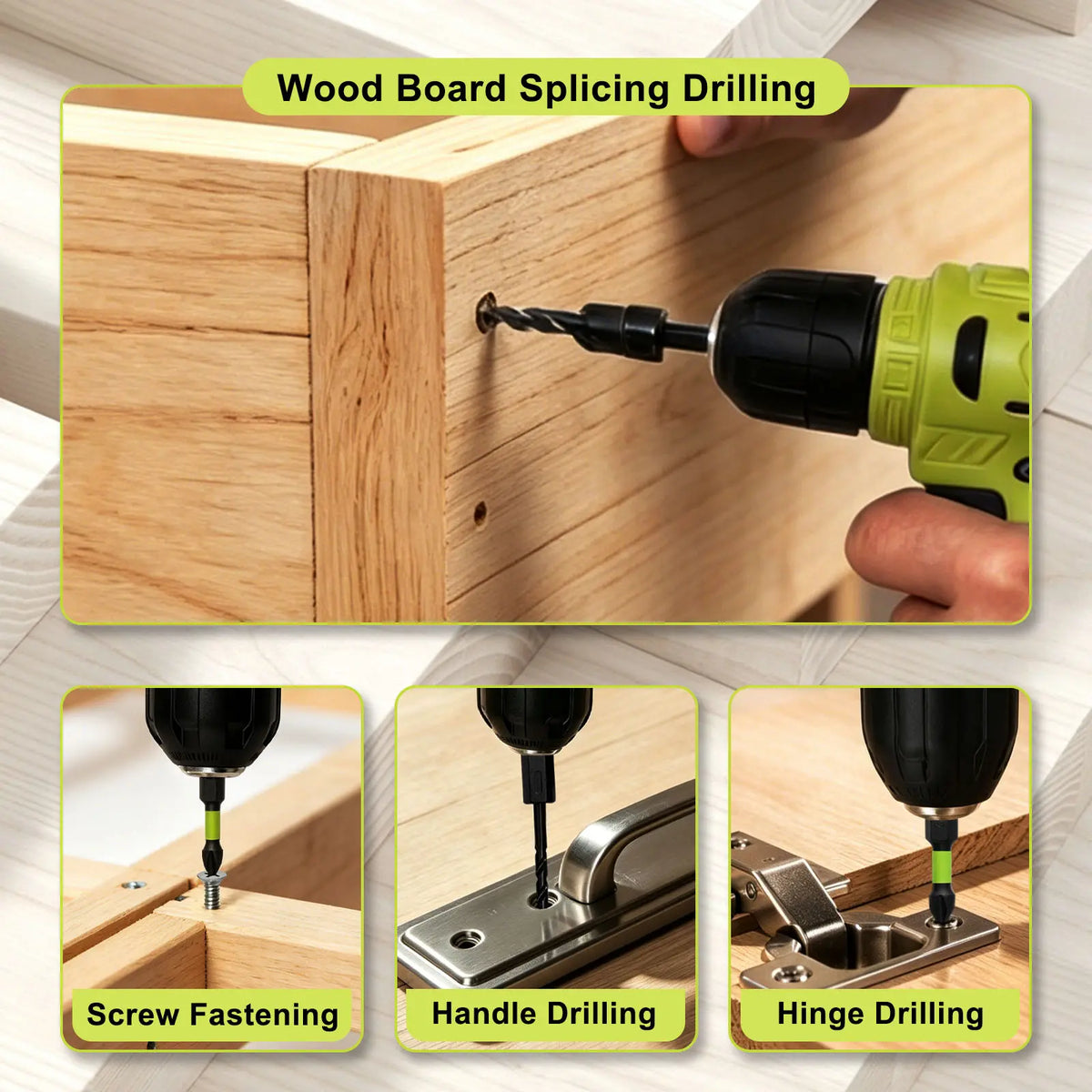 Upgrade Your Woodworking – 15PCS Adjustable Countersink Drill Bit Set with Wood Plug Cutters