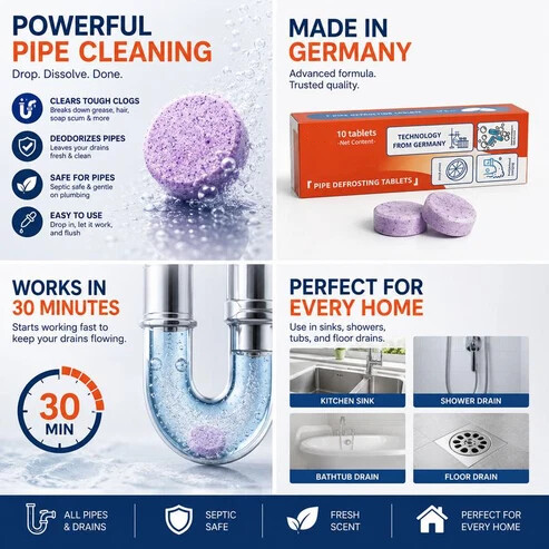 🔥Powerful Pipe Declogging & Cleaning Tablets🔥