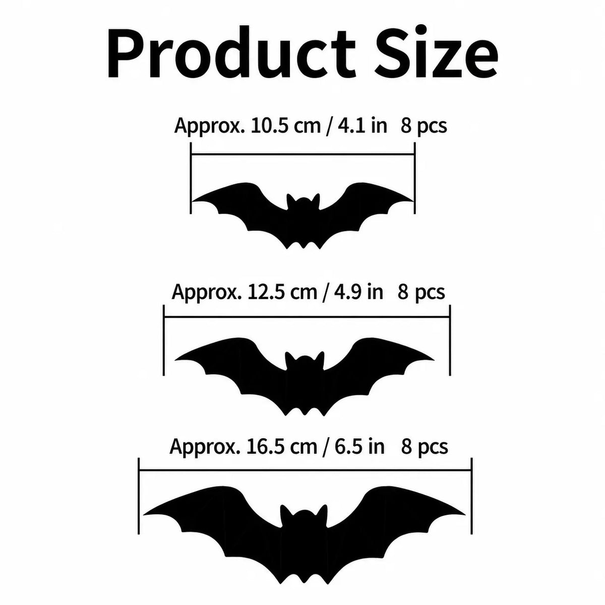 3D LED Bat Light Halloween Wall Decor – Glowing Spooky Party Ornaments (24-Piece Set)