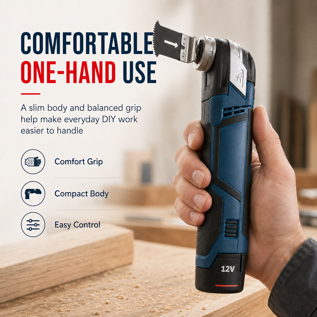 🛠️⚡ 12V Cordless Precision Cutter – Compact Multi-Function DIY Detail & Plunge Cutting Tool 🎯✨