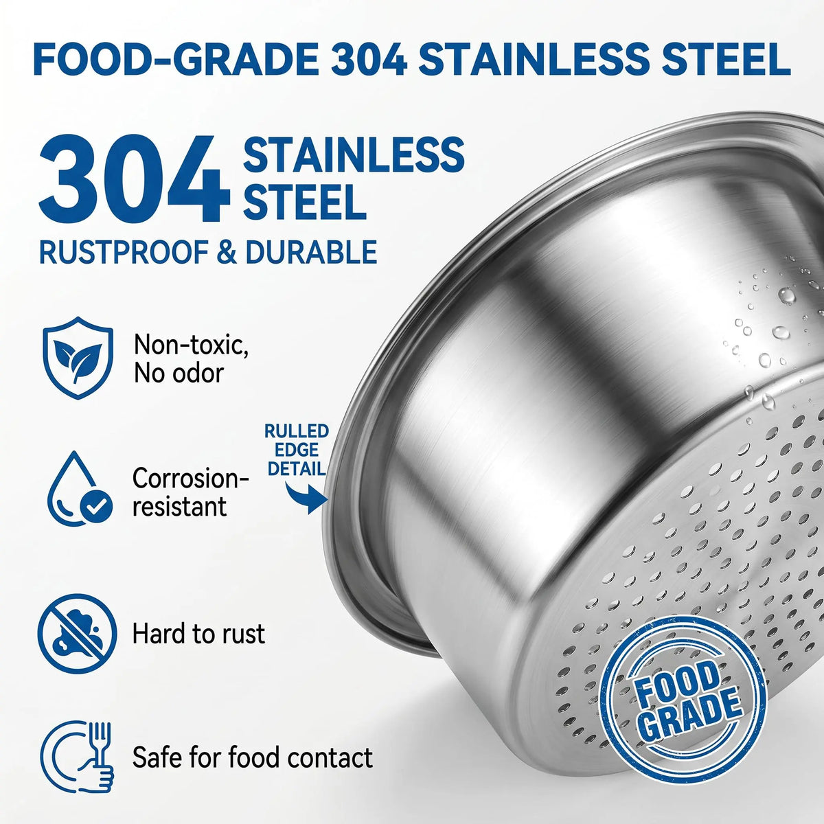 💧 Stainless Steel Swan Sink Strainer Basket – Decorative Kitchen Drain Filter | Food Waste & Debris Catcher for Sink & Drain
