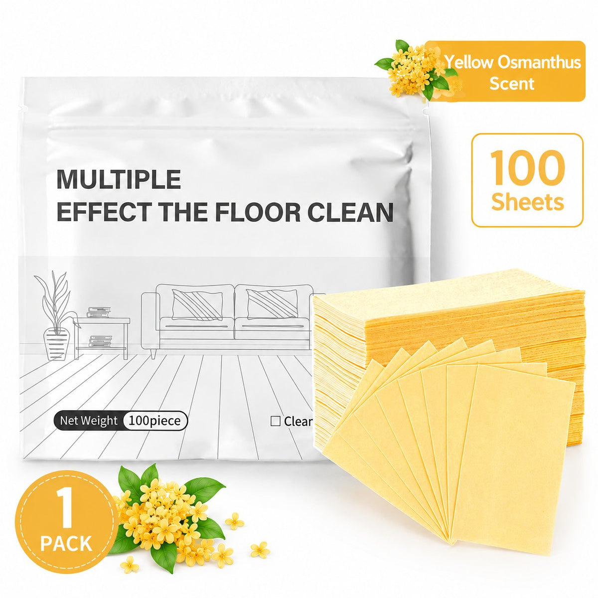 Heavy-Duty Multi-Surface Dissolvable Cleaning Sheets
