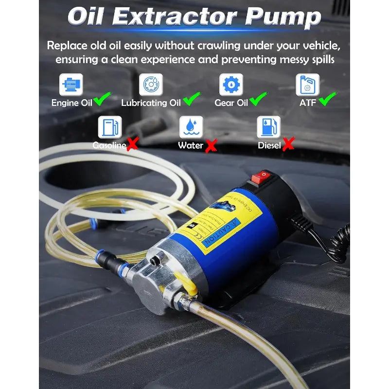 🛢️🛢️12V 100W Efficient Powerful Self-Priming Oil Pump🛢️