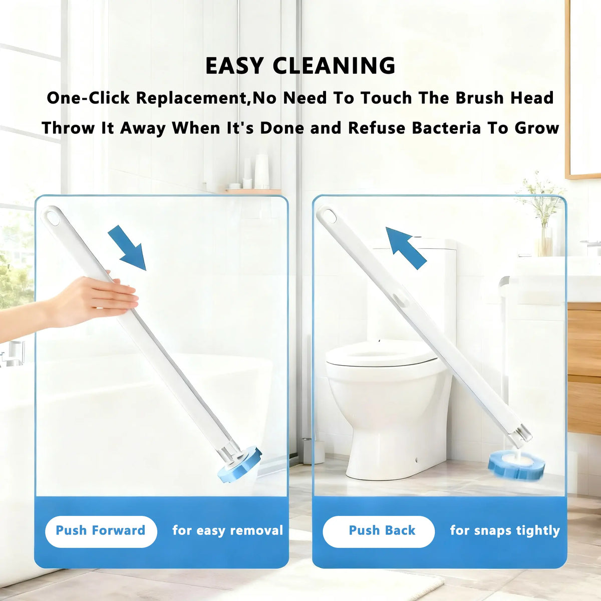 🚽✨ A Cleaner Way to Clean – The Disposable Toilet Brush System for a Fresher Bathroom 🧼🌿