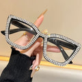 Cat Eye Anti-Blue Light Reading Glasses - Diamond Inlaid