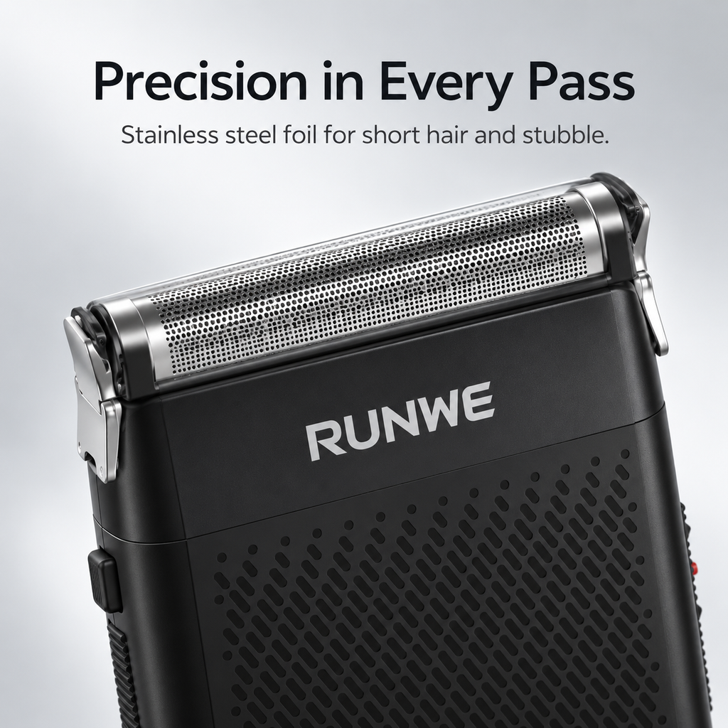 ⚡ Solo STF101 Cordless Foil Shaver for Men – Powerful Electric Razor with Stainless Steel Foil | USB Rechargeable & Travel-Ready