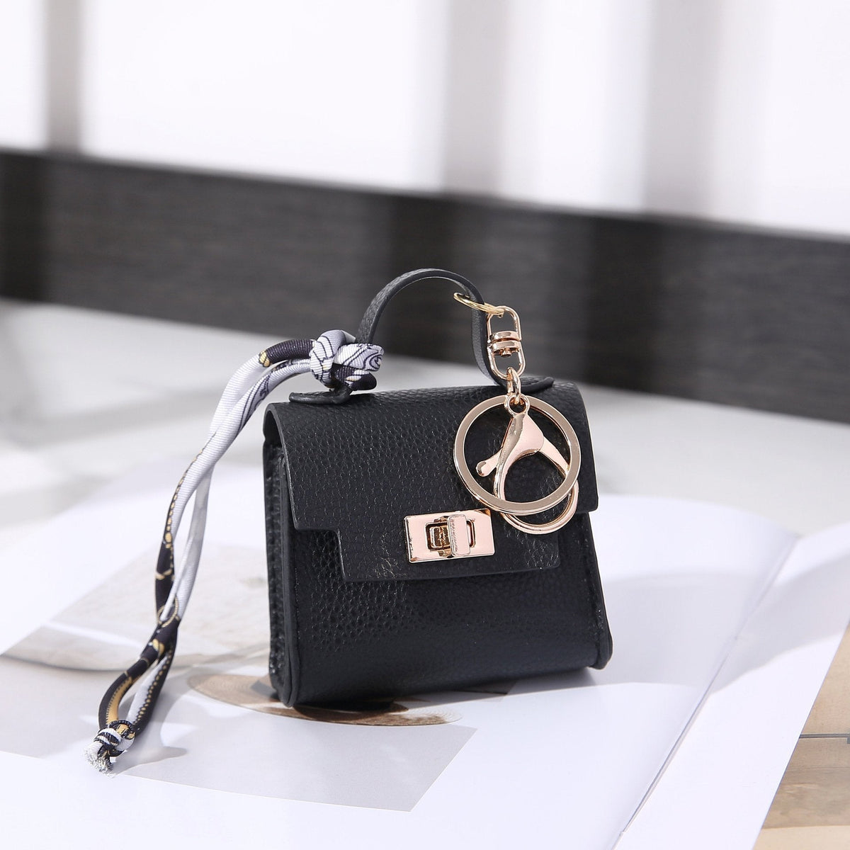 👜🔑 Mini Square Bag Pendant Keychain ✨