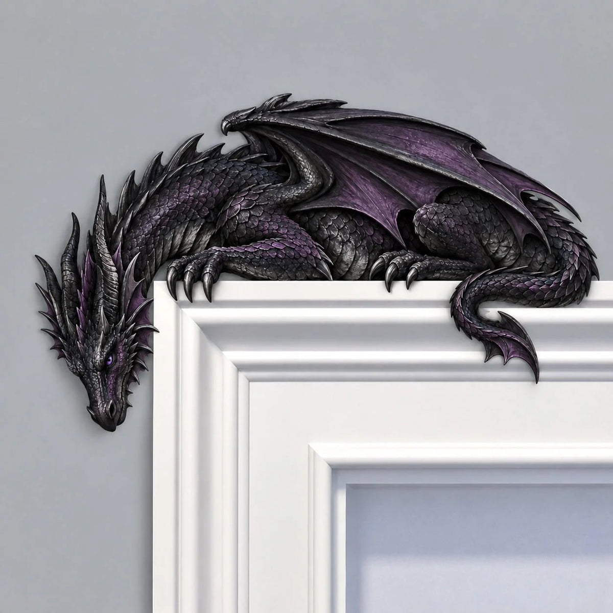 ⏳🔥 Last Day 50% OFF – Sleeping Dragon Door Topper | Fantasy Dragon Guardian Wall Decor 🐉🏰✨