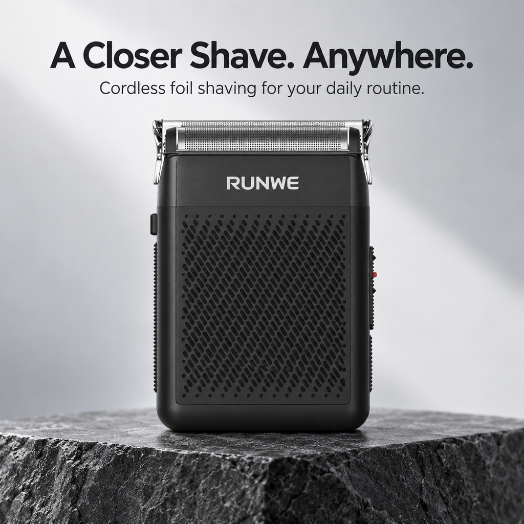 ⚡ Solo STF101 Cordless Foil Shaver for Men – Powerful Electric Razor with Stainless Steel Foil | USB Rechargeable & Travel-Ready