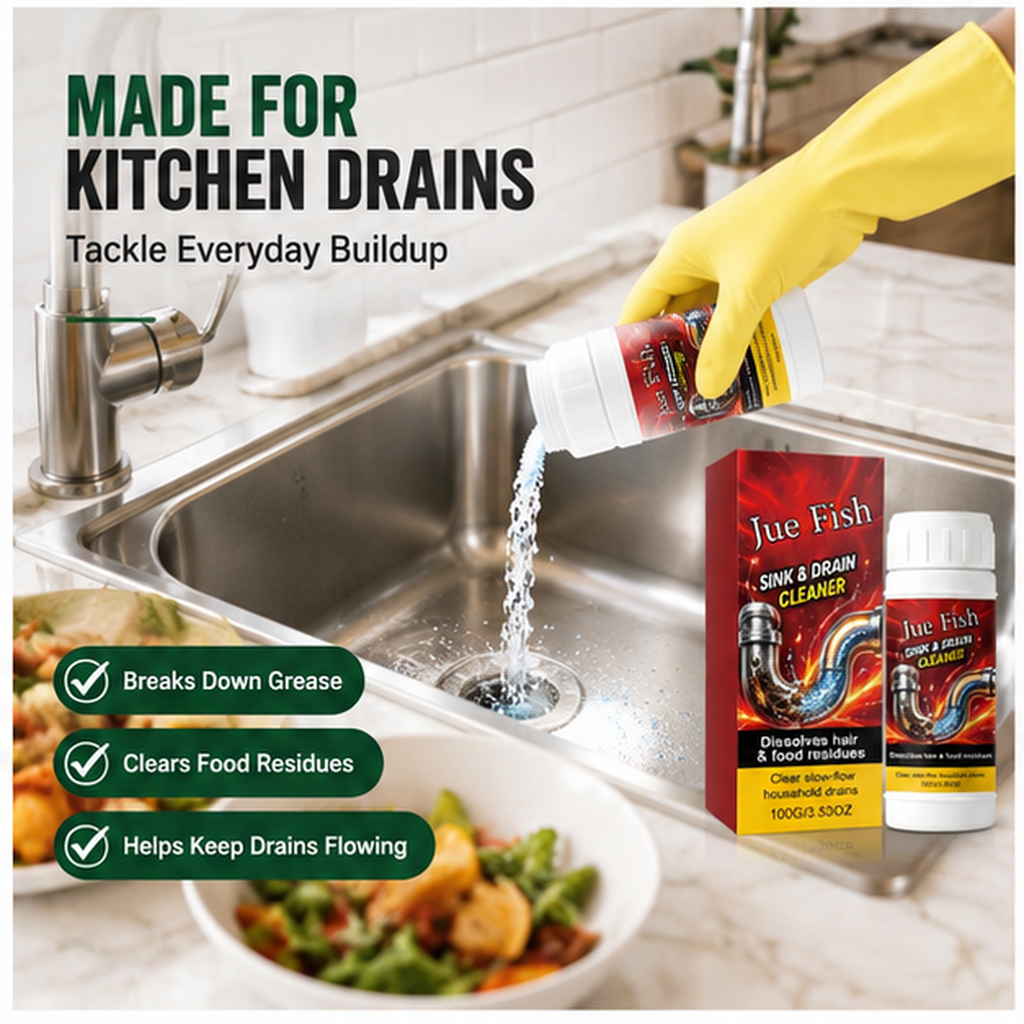 Pipe Unclogging Powder – Kitchen & Bathroom Drain Cleaner