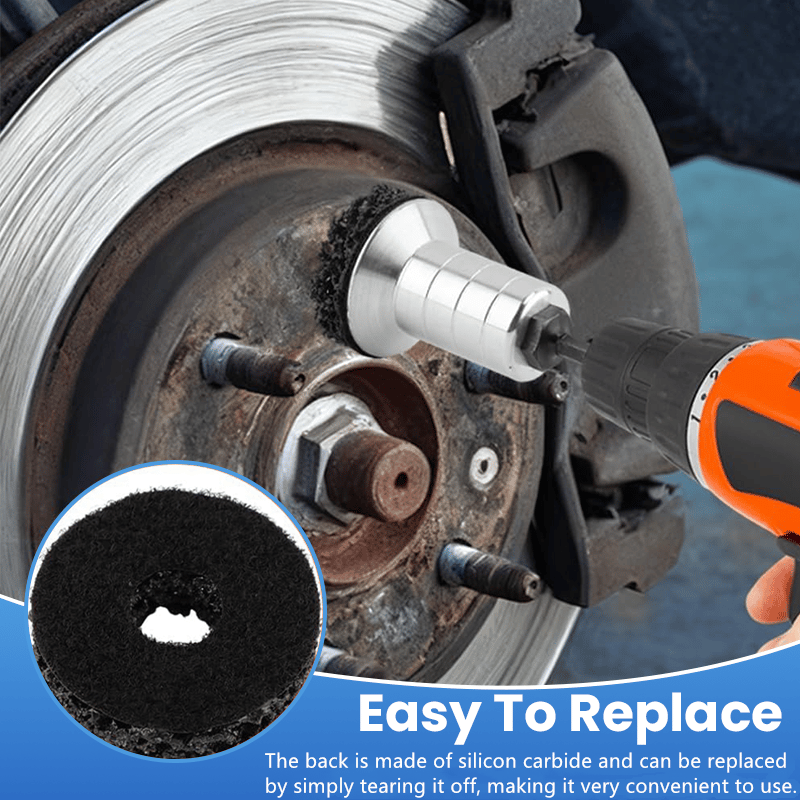 Pro-Grade Wheel Hub & Stud Resurfacing Kit | Rust Removal Attachment