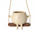 🌼 Cartoon Chair Resin Vase – Adorable Flower Pot & Home Decor