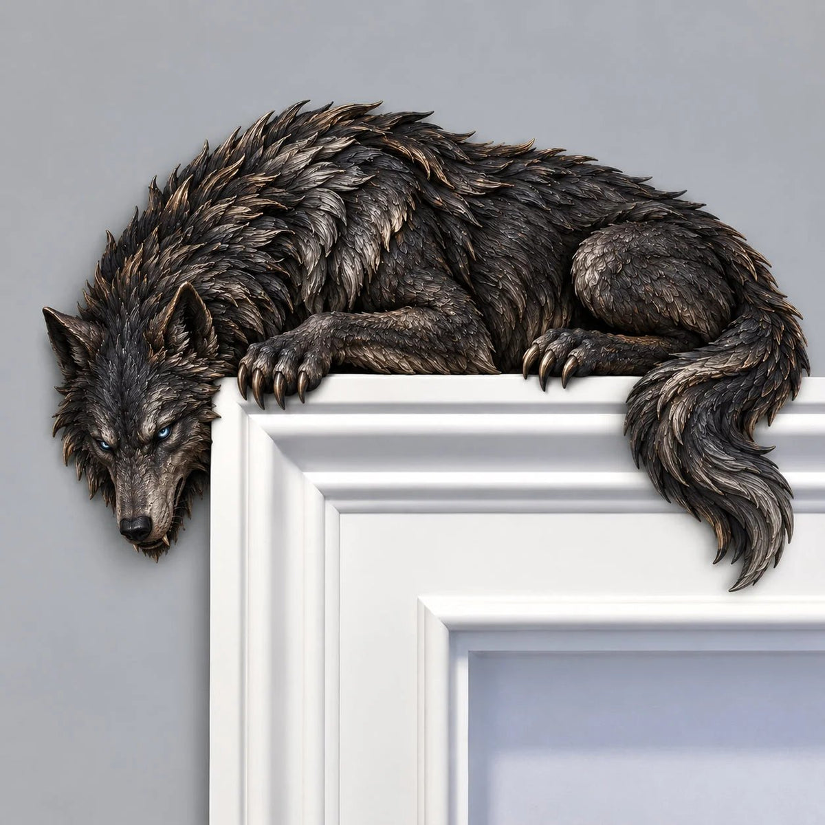 ⏳🔥 Last Day 50% OFF – Sleeping Dragon Door Topper | Fantasy Dragon Guardian Wall Decor 🐉🏰✨