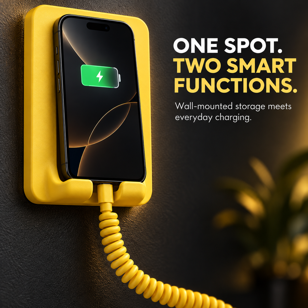 📱 Creative Phone Charger – The Perfect Home for Your Phone | Charge, Display & Keep Your Space Organized