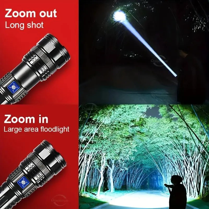🔦🔦2-in-1 Portable Strong Flashlight Power Bank