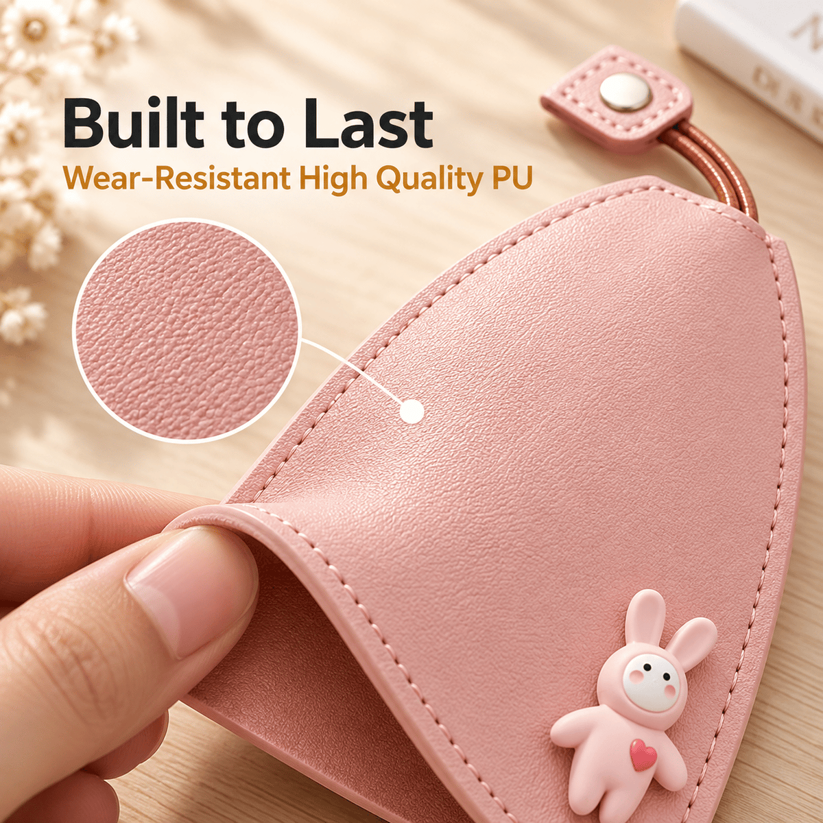 🔥 Buy 1 Get 1 Free – 2-Pack Cute Cartoon Pull-Out Key Case 🔑✨