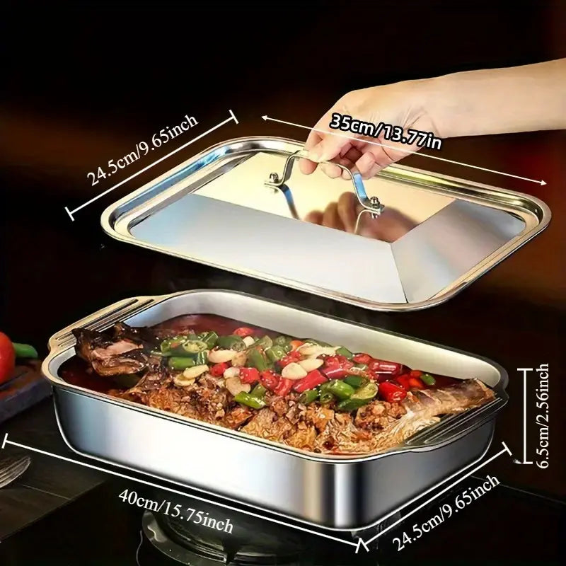 🍪✨ Stainless Steel Bakeware Sets 👩‍🍳