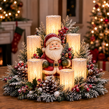 🎅🎄 Christmas Santa Table Centerpiece – Festive Winter Holiday Decor！！！✨✨