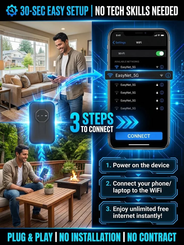 Global Coverage Boundless Portable WiFi