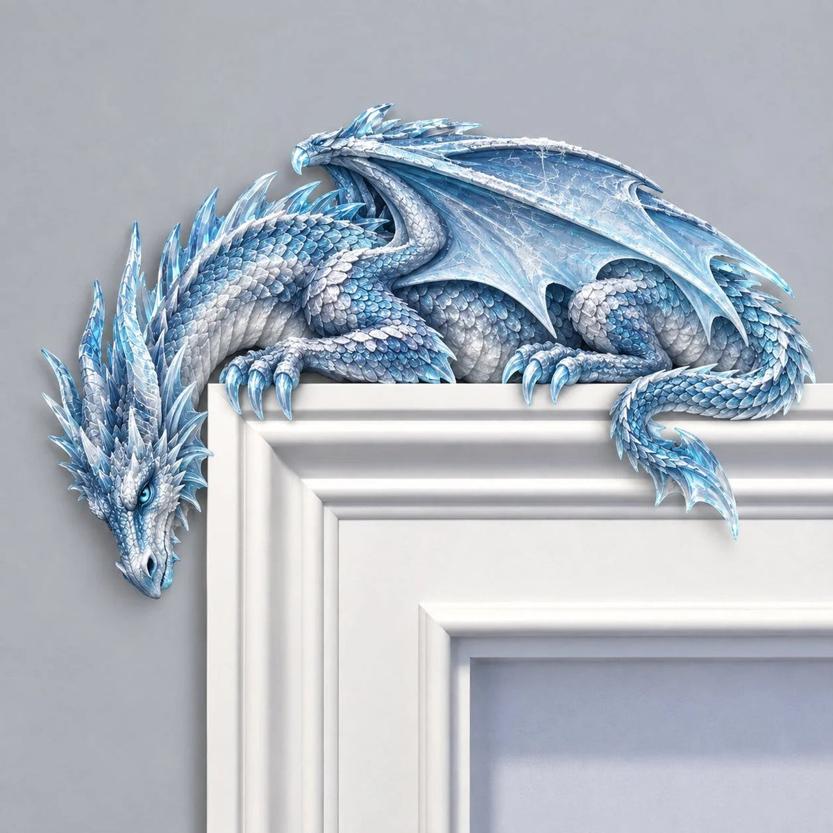 ⏳🔥 Last Day 50% OFF – Sleeping Dragon Door Topper | Fantasy Dragon Guardian Wall Decor 🐉🏰✨