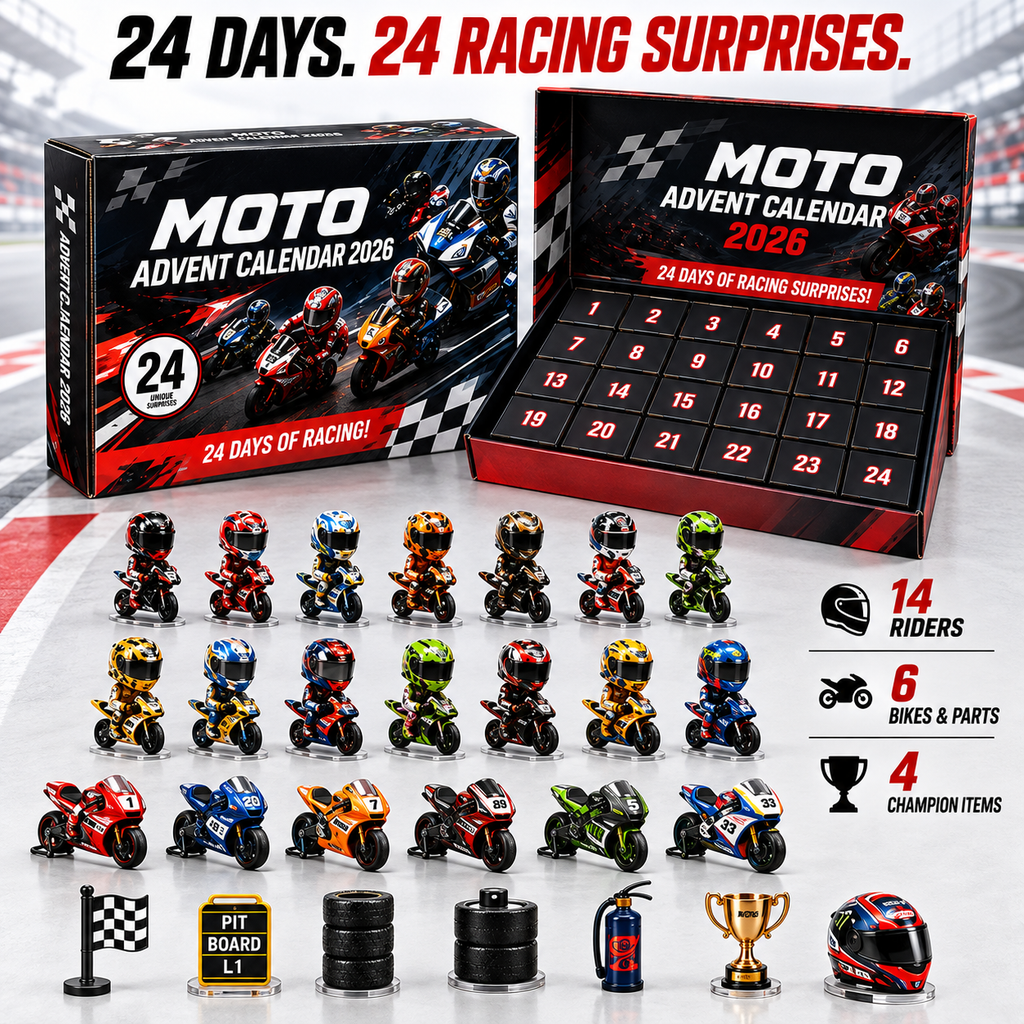 🏍️2026 MOTO Racing Advent Calendar – 24 Days of Motorcycle Racing Surprises