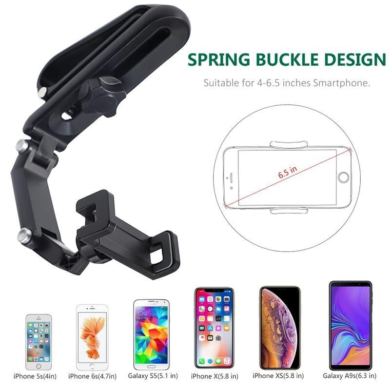 New 1080° multi-functional sun visor universal 360° rotating phone holder