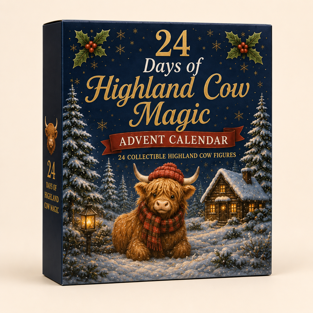 🔥LAST DAY 50% OFF-🐮 24 Days of Highland Cow Advent Calendar