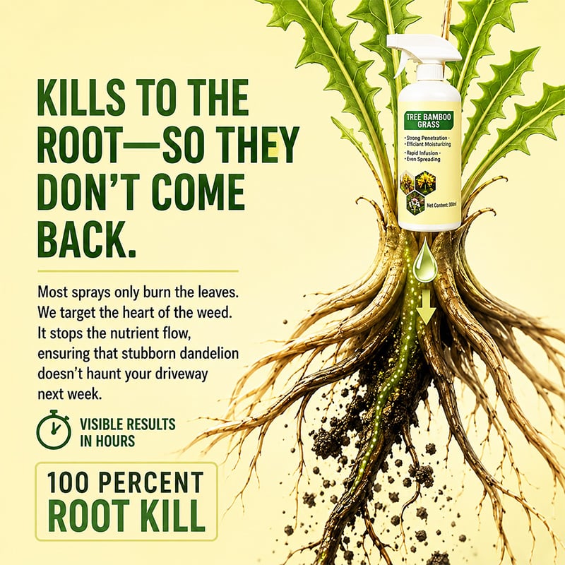 2026 SALE - Fast-Acting Natural Weed & Grass Killer Spray