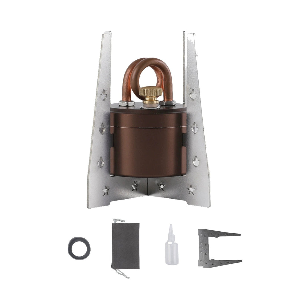 💯⚡Hot Sales 49% OFF🔥Self-Pressurized Alcohol Stove – Lightweight Aluminum & Copper Burner for Hiking, Camping & Survival, High-Efficiency Cooking with Windproof Stand, Compact & Portable