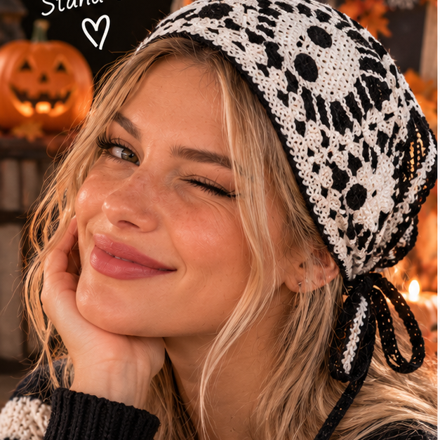 👻 Spooky Meets Boho – The Perfect Halloween Headscarf for Every Outfit 🎃✨