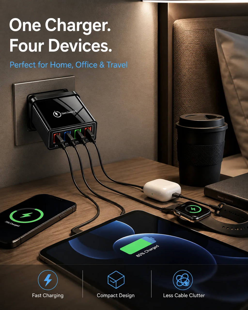 The Charger Big Tech Hates | 4-Port Quick Charge 3.0 + AI Performance Boost