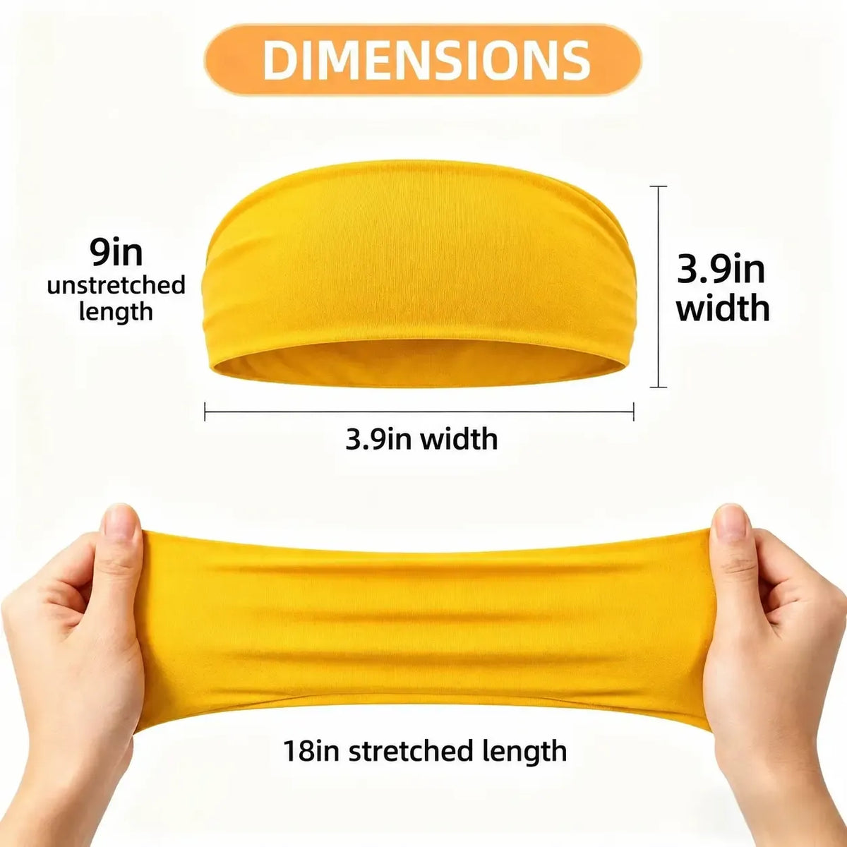 ✨✨Women's Universal 6-Pack No-Slip Elastic Fashion Headband Set