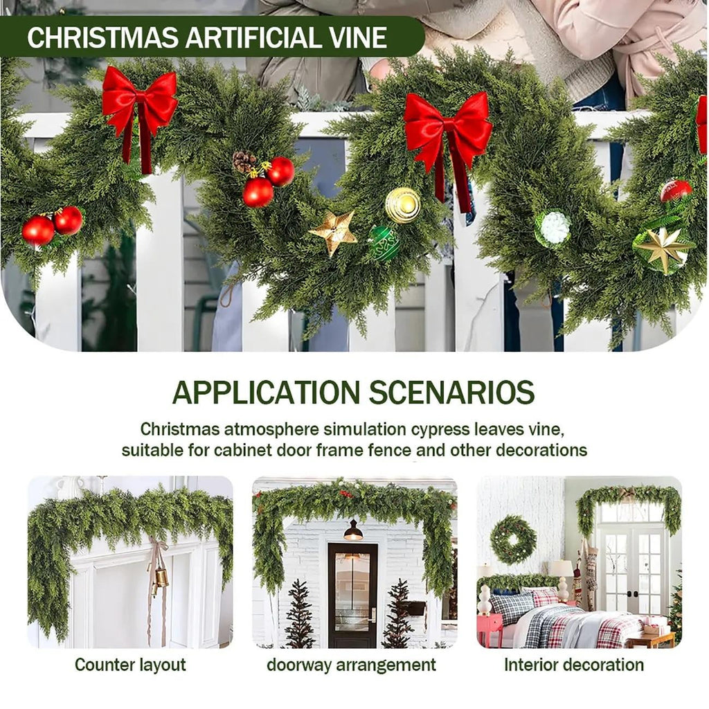 🏆2026 HOT SALE💥Christmas Cedar Garland