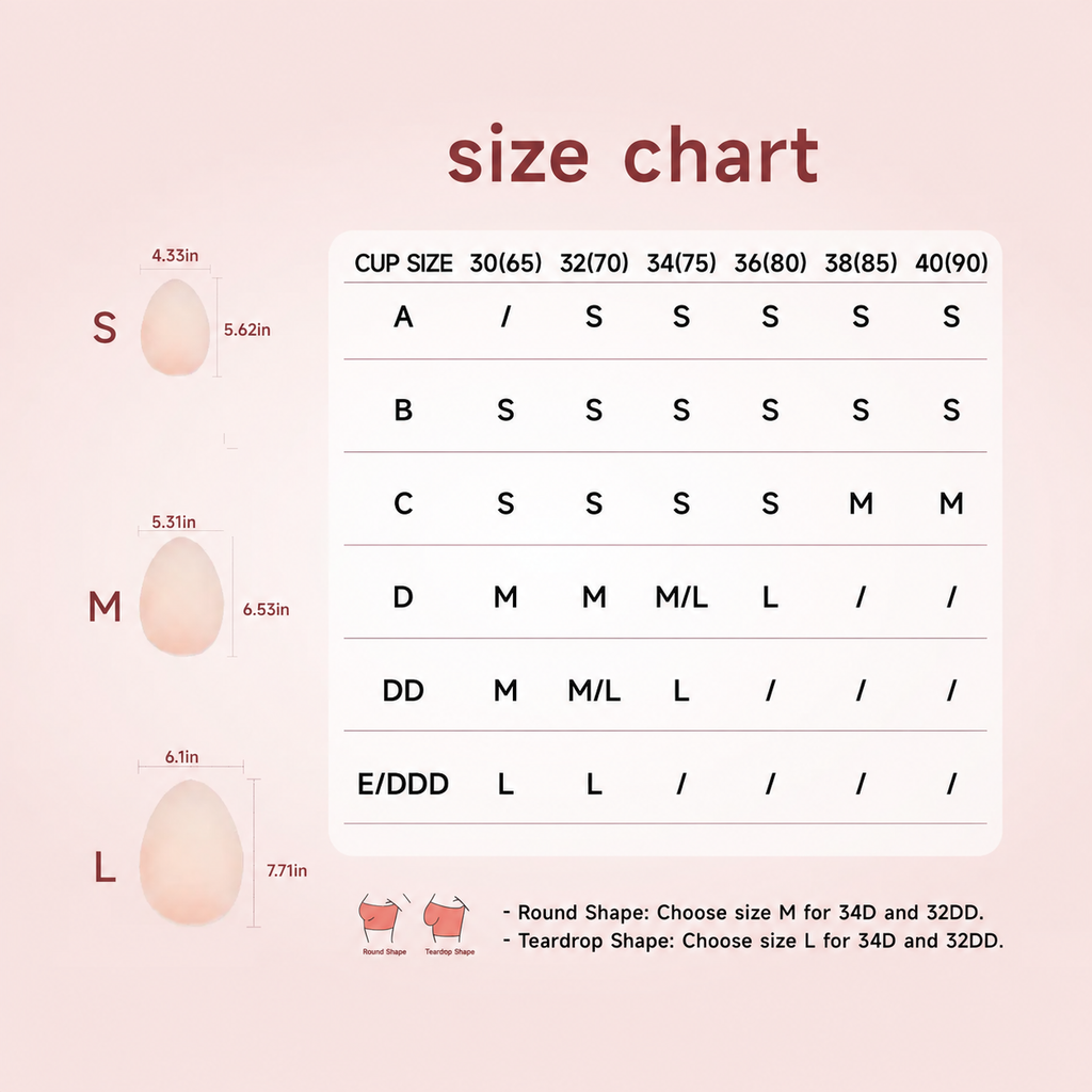 👗✨ Reusable Teardrop Lift Nipple Covers – Adhesive Silicone Pasties for Strapless & Backless Outfits 💖