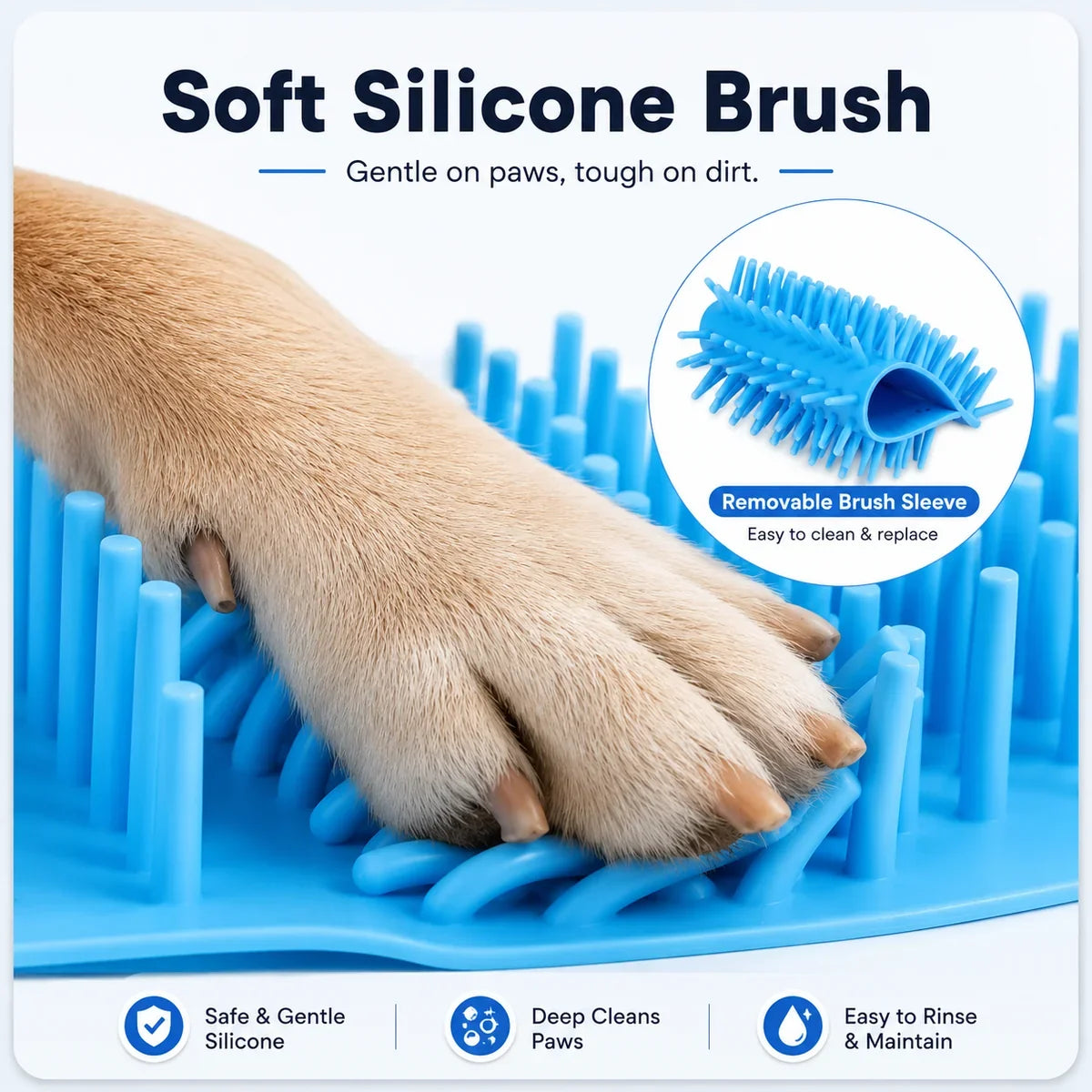 Automatic Pet Paw Washer — Dirty Paws In. Clean Paws Out. 🐾