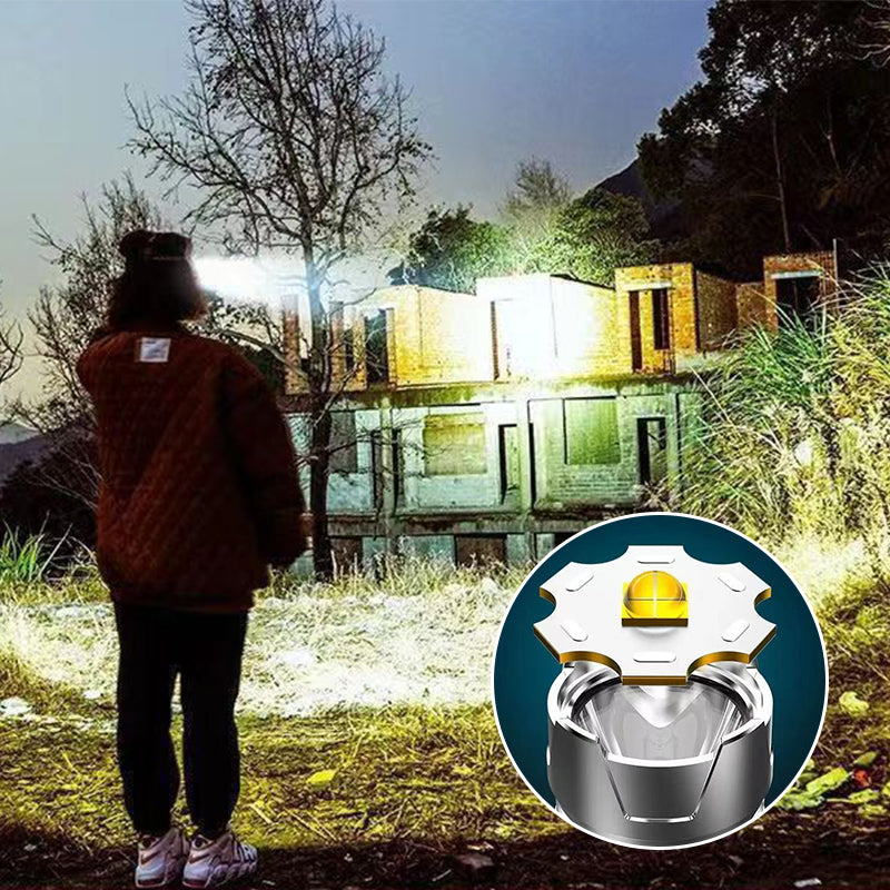 🎁🔦 Waterproof Motion Sensor LED Headlamp – USB Rechargeable Light for Fishing & Camping 🐟🏕️