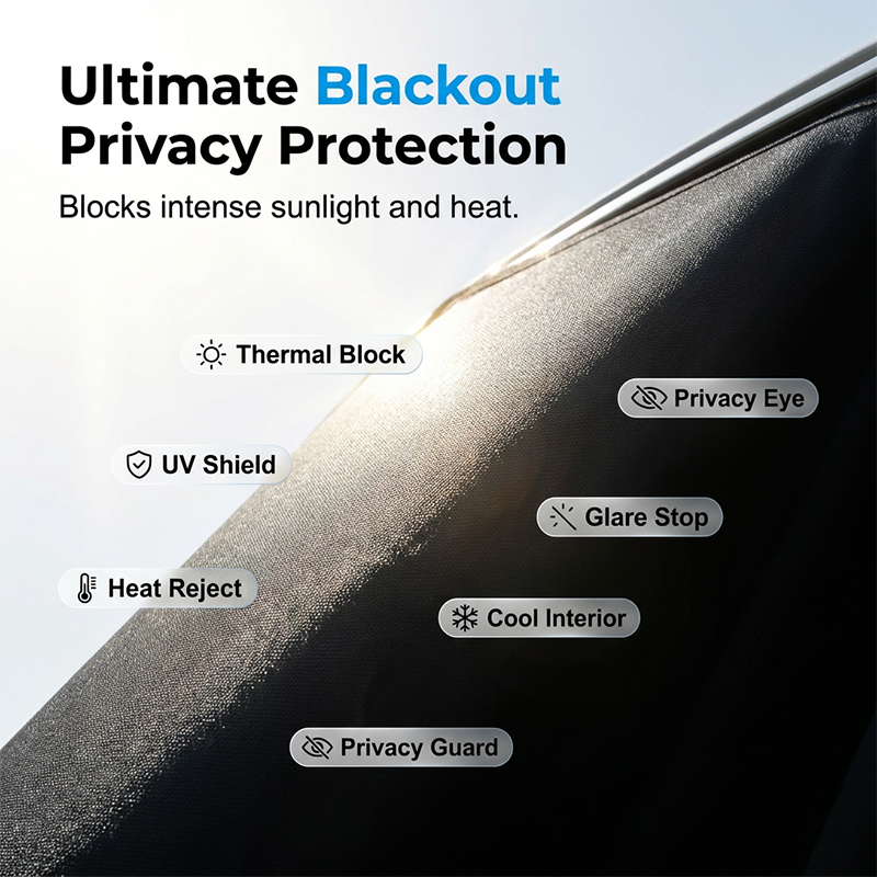 🔥Magnetic & Embedded Car Window Sunshade